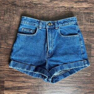 American Apparel Blue Jean Shorts